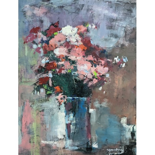 Vase with carnations (0461)