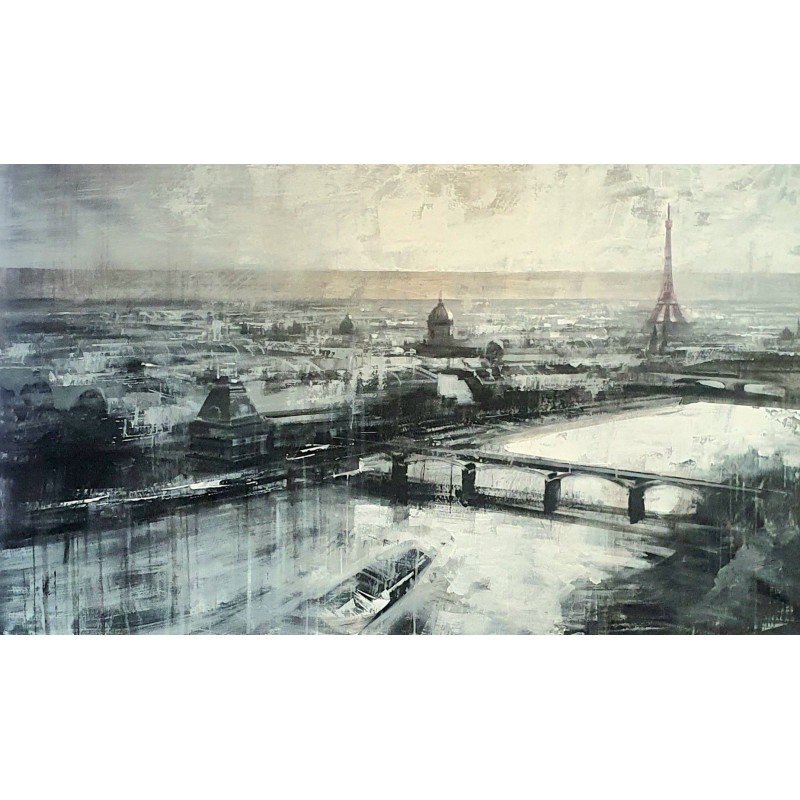 Black and white Paris - XXL (0797)