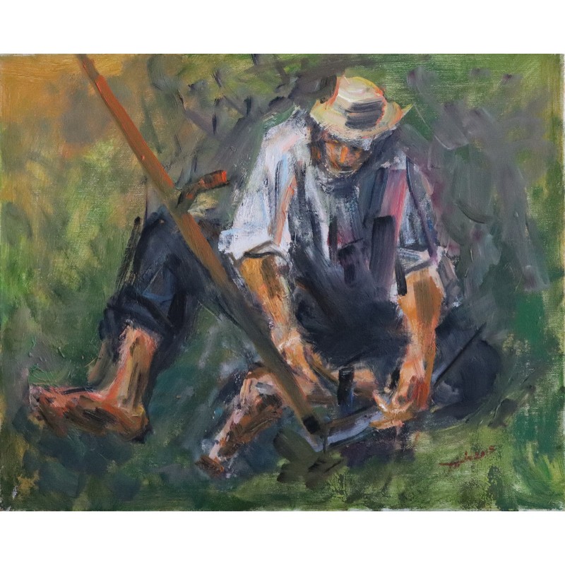 The grass cutter